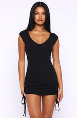Sweet Days Mini Dress Black