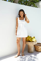 Short and Sweet Mini Dress White
