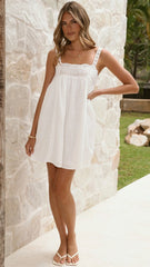 Lacey Mini Dress - White