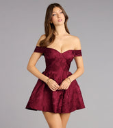 Winslow Off-The-Shoulder Skater Dress
