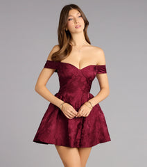 Winslow Off-The-Shoulder Skater Dress