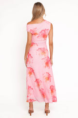 Talyne Maxi Dress - Pink Floral