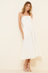 Chase Strapless Midi Dress