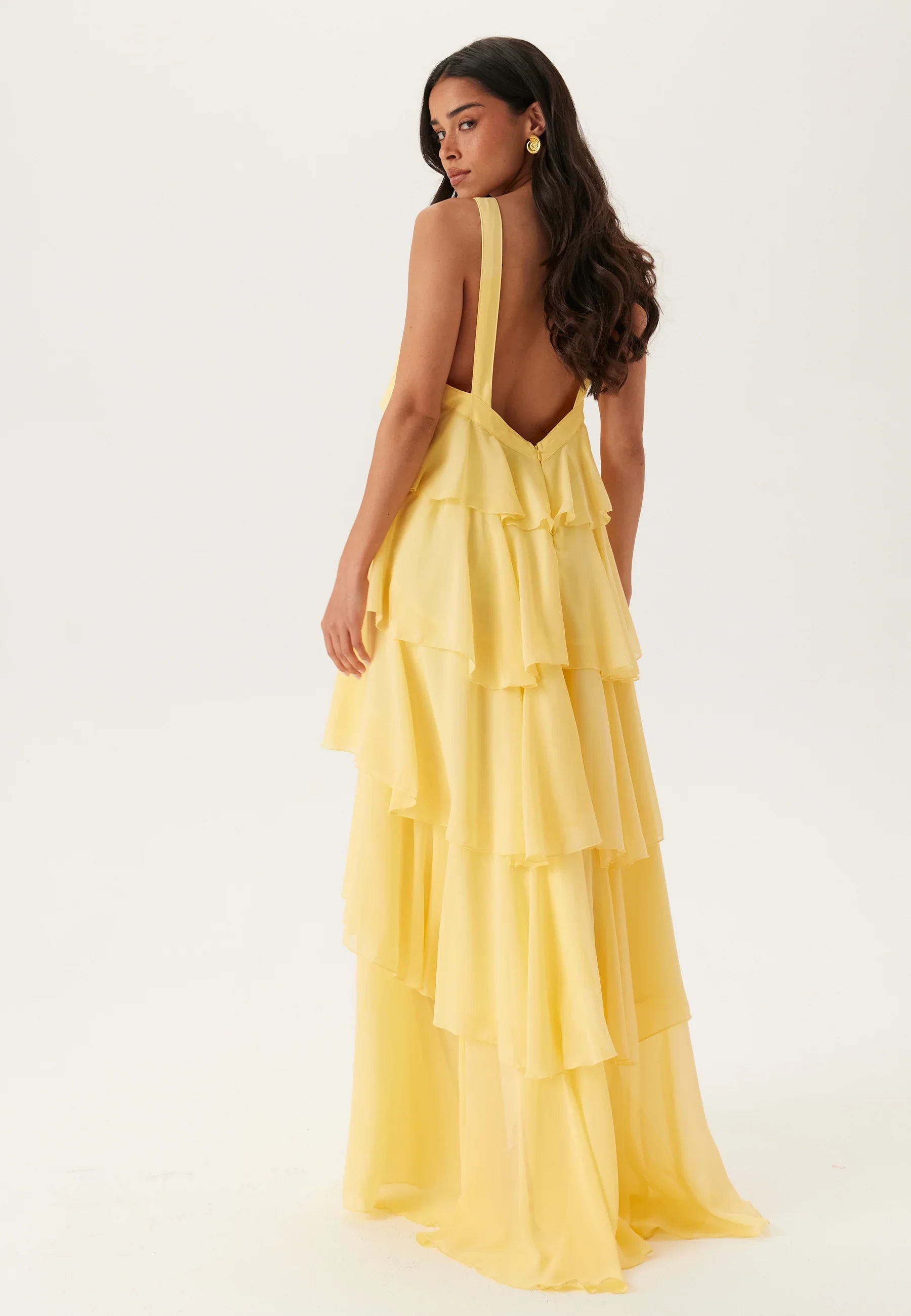 Vmfelicia Sl Ruffle Maxi Dress